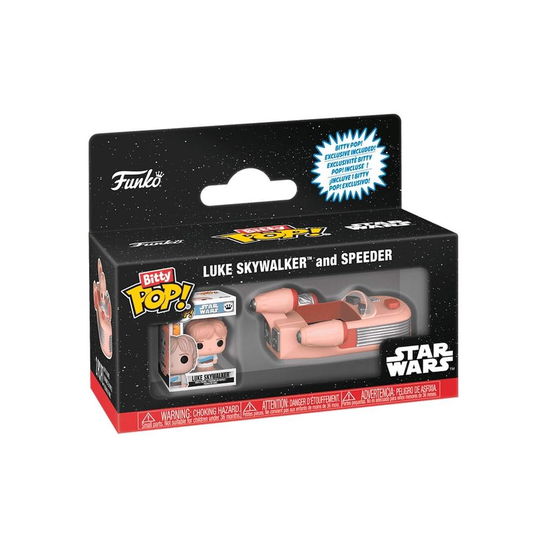 Star Wars Luke Skywalker Speeder Bitty Pop Figur | Hem & Hobby | Pryloteket