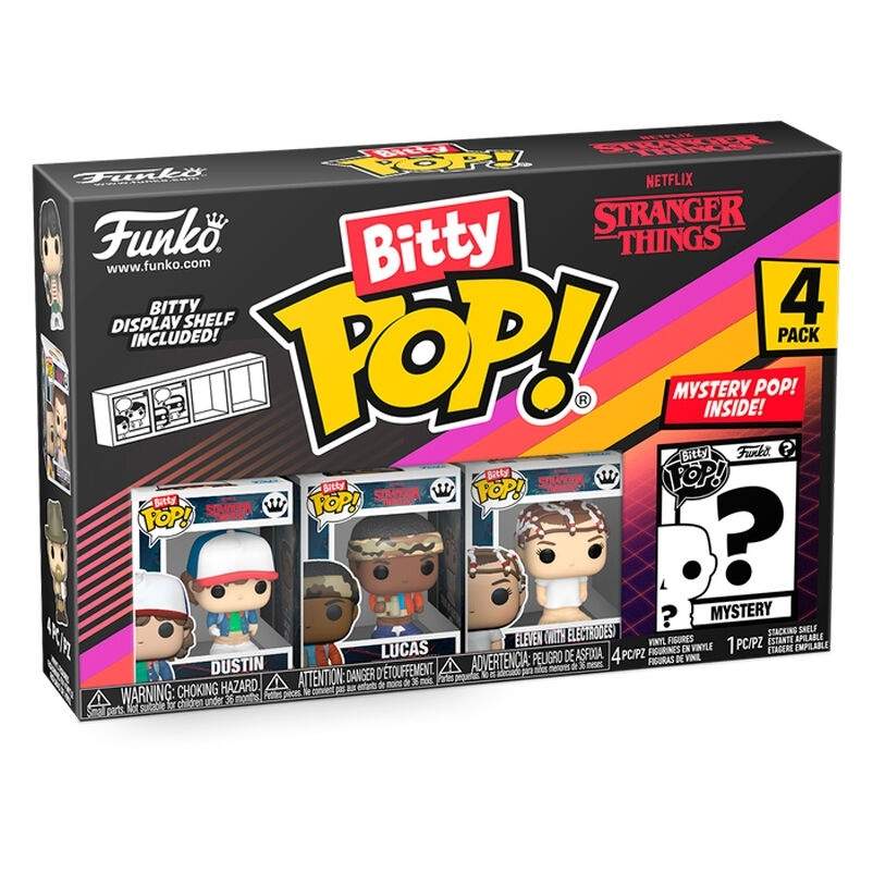 Blister 4-pak Bitty POP Stranger Things Figures - Dustin