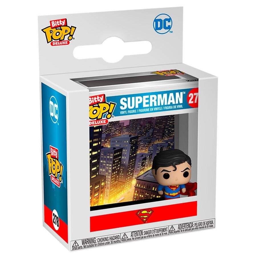 DC Comics Superman Bitty POP Figure, Deluxe Edition | Hem & Hobby | Pryloteket