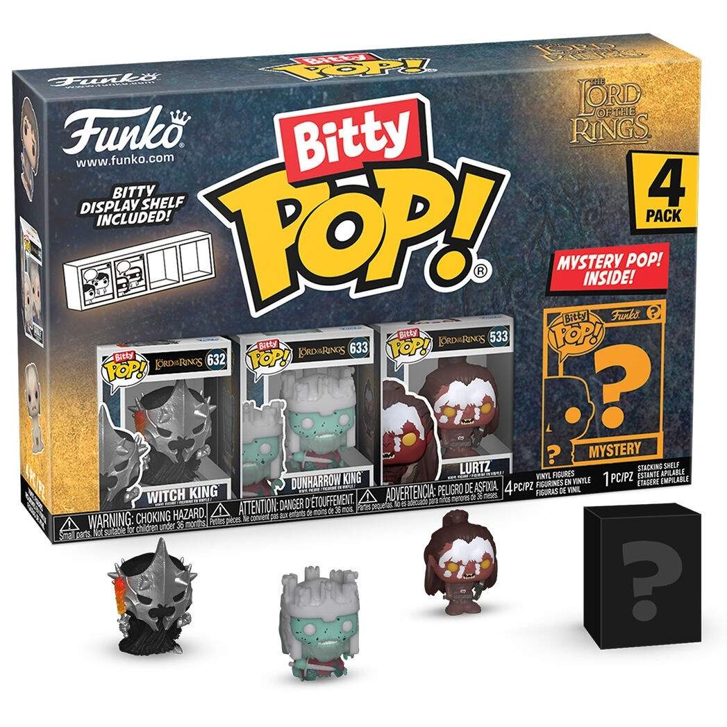 Blister 4-pack Bitty POP Sagan om ringen Witch King Figurer | Hem & Hobby | Pryloteket