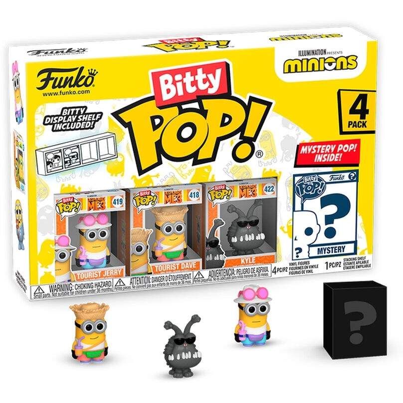 Blisterpakke Bitty POP Minions Collectible Figures Series 4