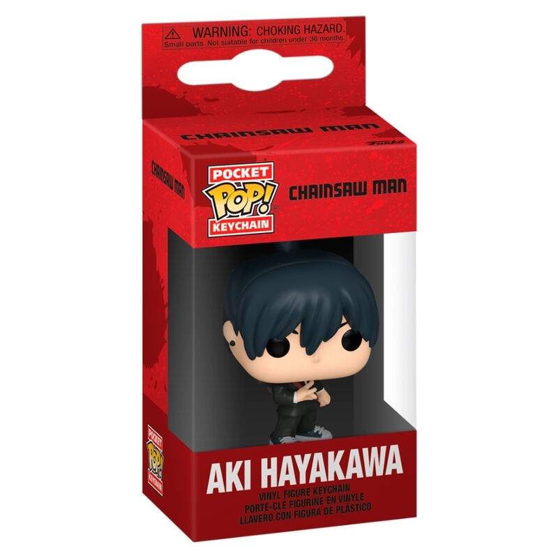 Motorsavsmand Aki Hayakawa Pocket POP nøglering, samlerfigur