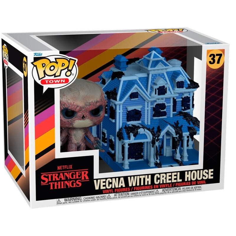 Vecna ​​figur fra Stranger Things med Creel House Display