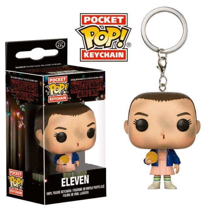 Stranger Things Eleven Pocket POP-avainnippu keräilyfiguuri