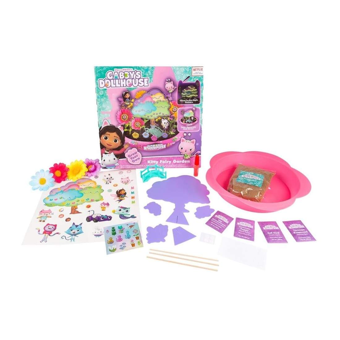 Dockhus trädgårdsset med tillbehör för kreativ lek | Hem & Hobby | Pryloteket