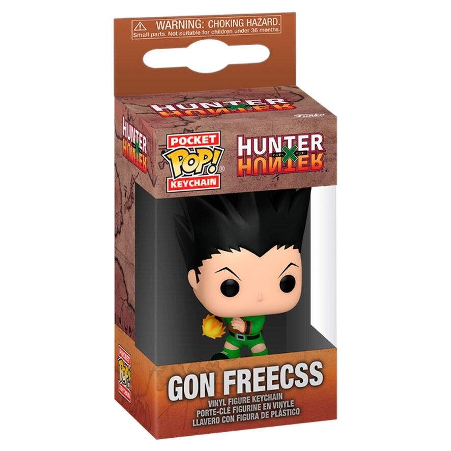 Hunter x Hunter Gon Freecss Pocket POP nøglering, samlerfigur