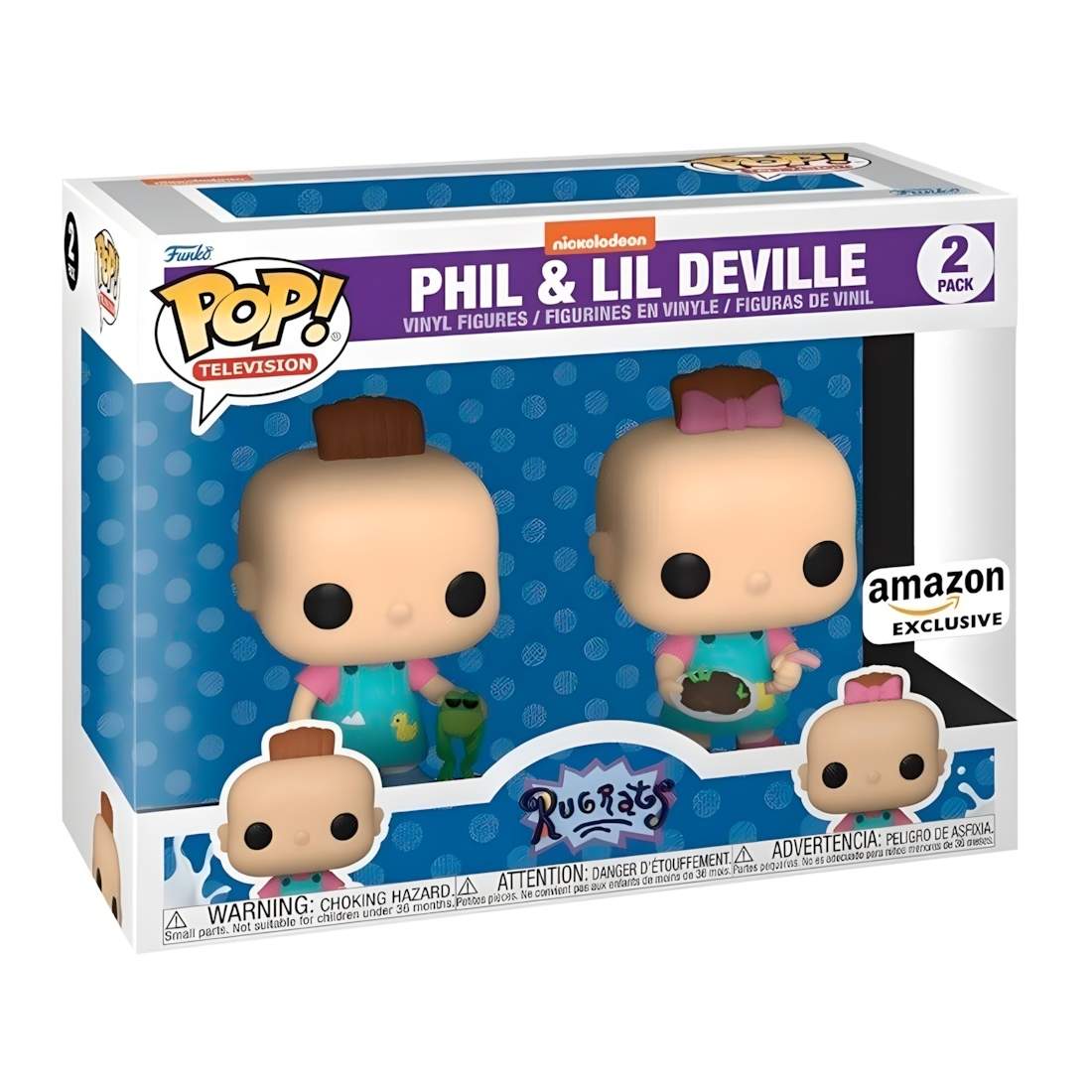 Rugrats Phil & Lil Exklusivt 2-pack actionfigurer | Hem & Hobby | Pryloteket