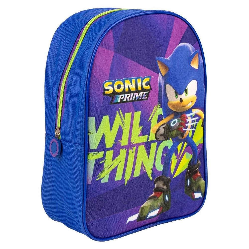 Sonic Prime 29 cm ryggsäck för barn, hållbar och lätt | Hem & Hobby | Pryloteket