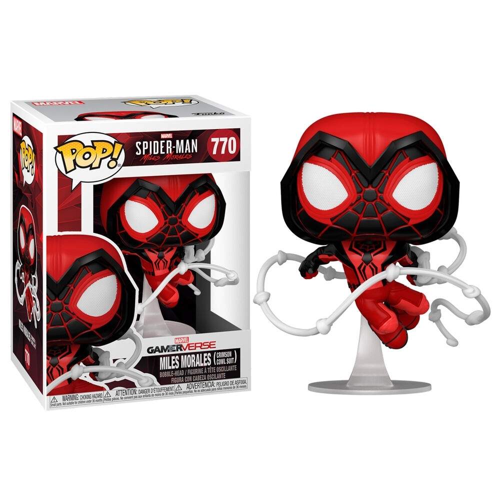 Spiderman Miles Morales Crimson Cowl-dragt til børn