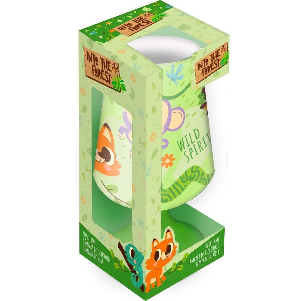 Bordlampe med skovtema til boligindretning og ambient belysning