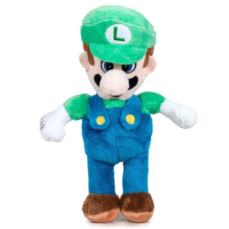 Luigi Plyslegetøj 22 cm – Super Mario Bros-karakter