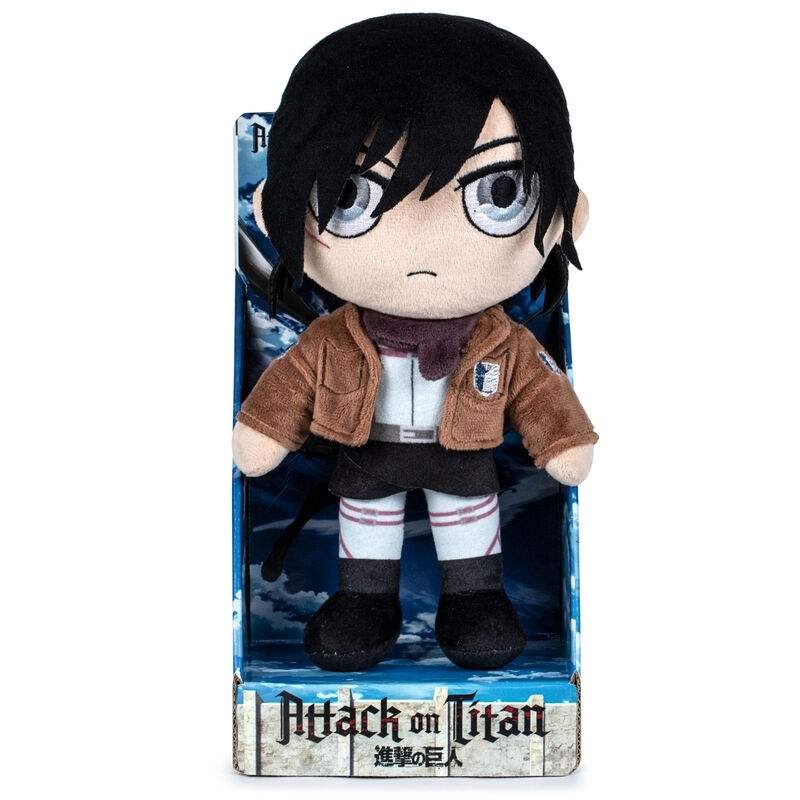 Angreb på Titan Mikasa plyslegetøj 27 cm, blødt og samleobjekt
