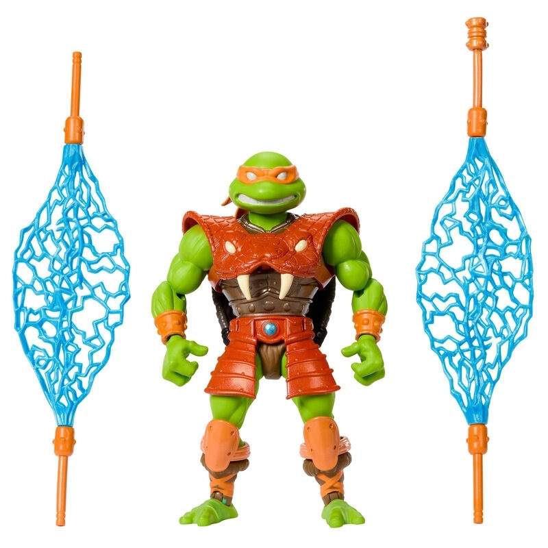 Masters of the Universe Michelangelo figur, 14 cm størrelse