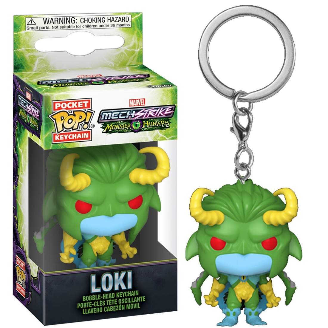 Marvel Monster Hunters Loki Pocket POP-nyckelring, samlarfigur | Hem & Hobby | Pryloteket
