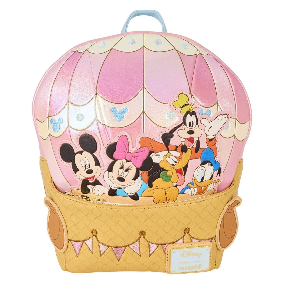 Mickey & Friends varmluftsballon rygsæk, 26 cm størrelse