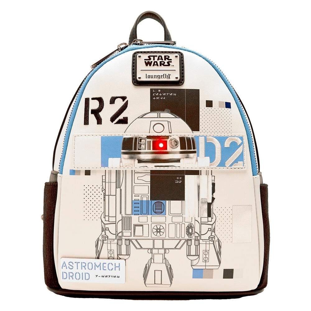 Star Wars R2-D2 rygsæk, 26 cm størrelse, slidstærkt materiale