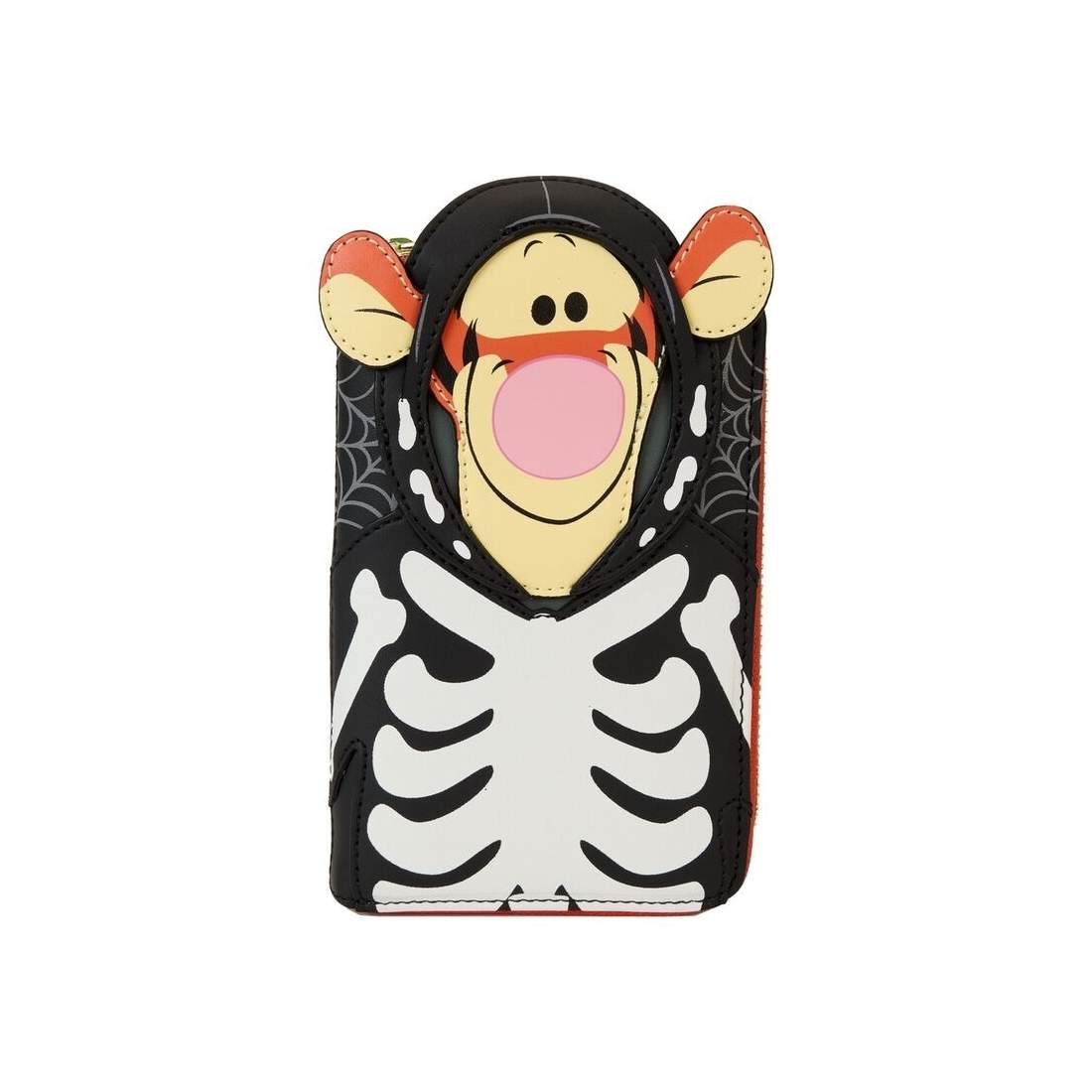 Nalle Puh Skeleton Tigger-plånbok med myntficka, dragkedja | Hem & Hobby | Pryloteket