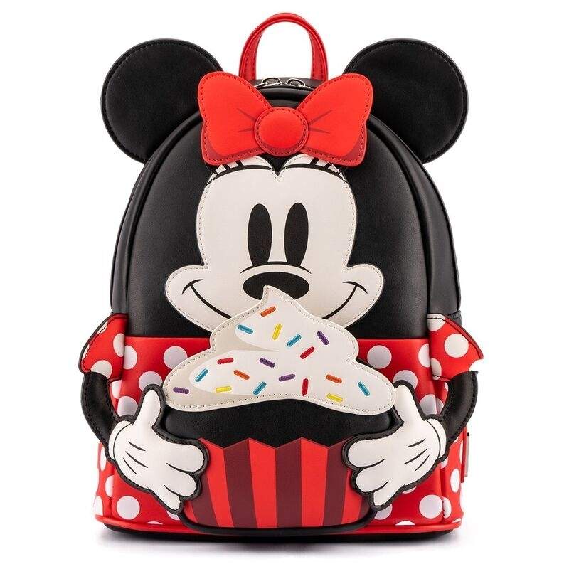 Minnie Mouse Cupcake-rygsæk, 26 cm størrelse, Disney Design