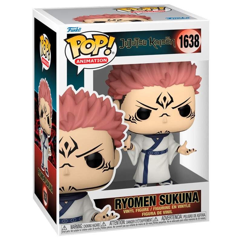 Jujutsu Kaisen Ryomen Sukuna POP-figur, 4-tommer samleobjekt
