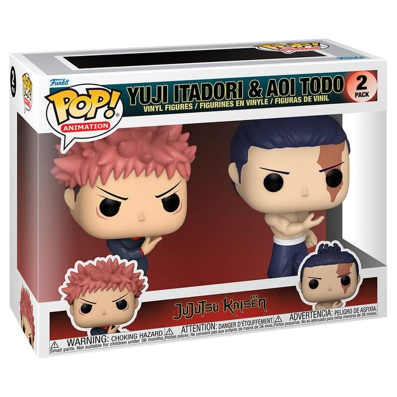 Jujutsu Kaisen figursæt: Yuji Itadori & Aoi Todo, 2-pak