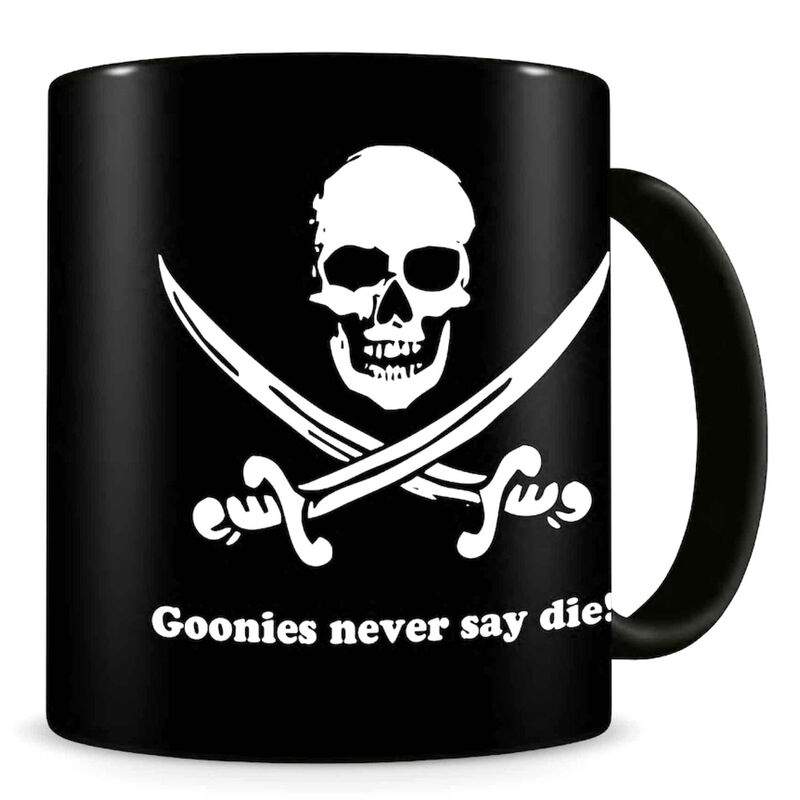 Goonies Never Say Die kaffekrus, 11 oz keramisk kop