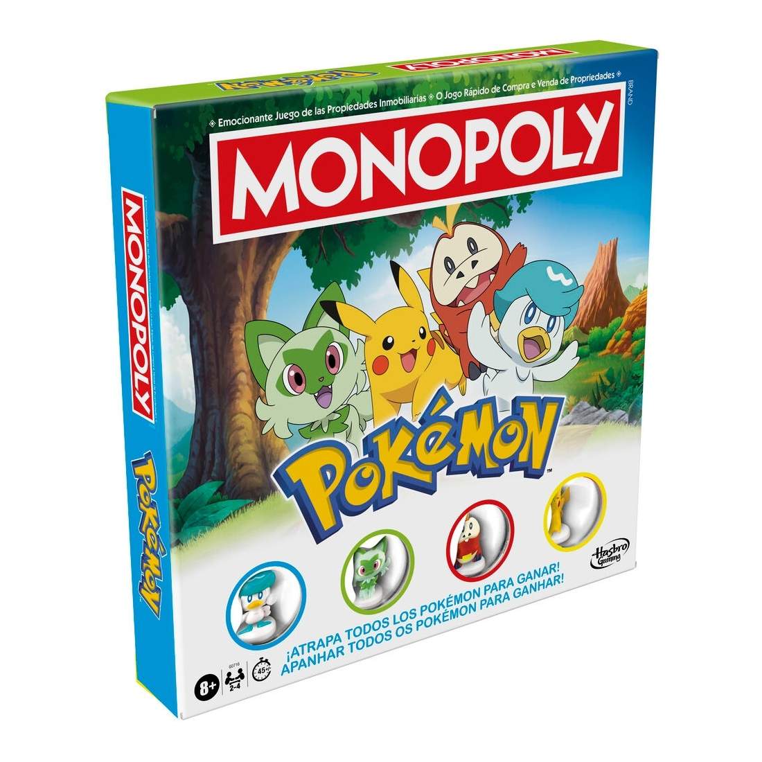Monopol Pokémon Brädspel på spanska för familjens skoj | Hem & Hobby | Pryloteket