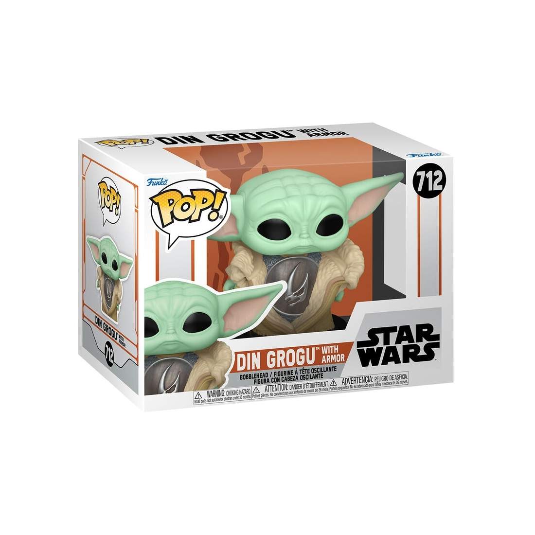 Mandalorian Din Grogu-figur med rustning, 4-tums samlarobjekt | Hem & Hobby | Pryloteket