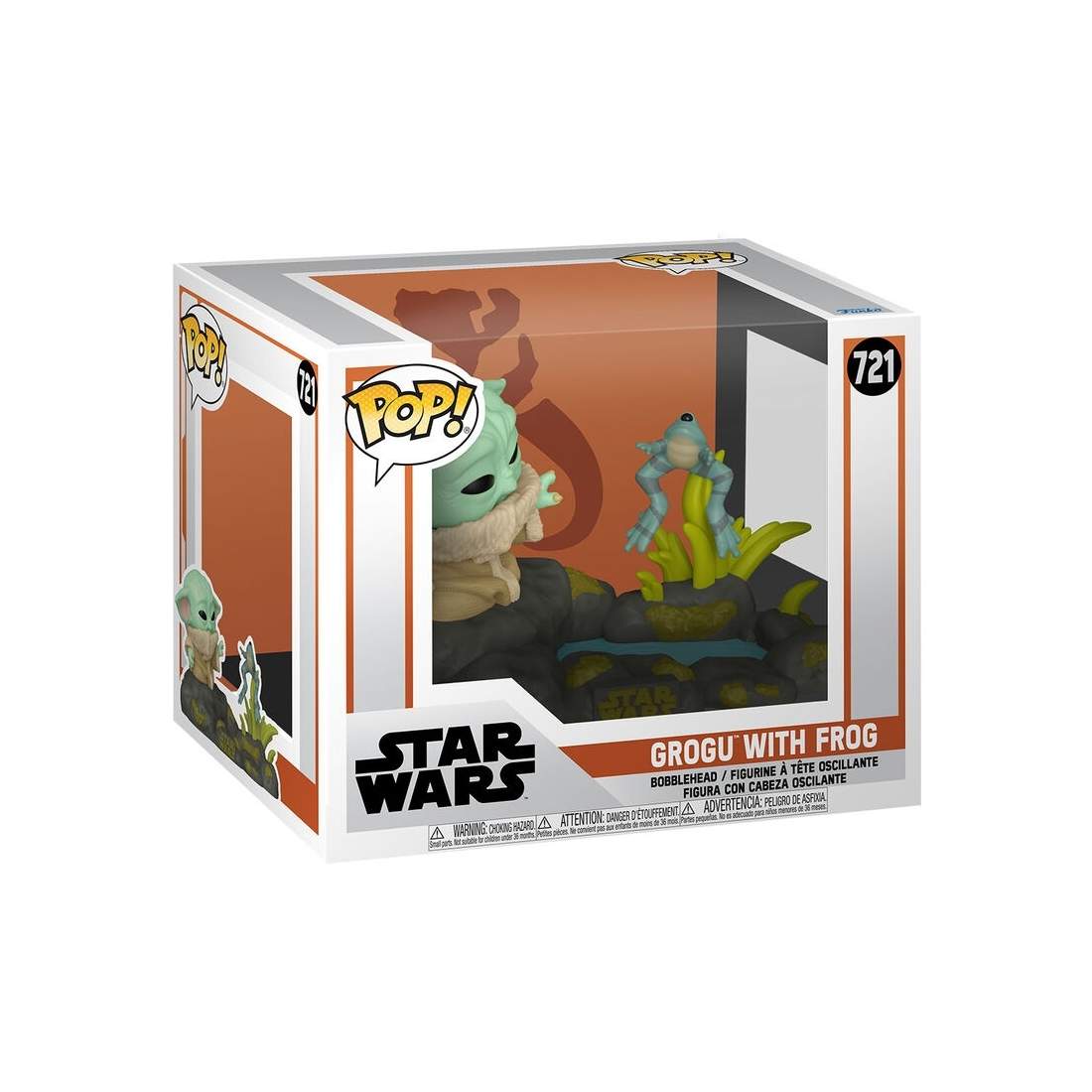 Mandalorian Grogu figur med groda, 4-tums samlarleksak | Hem & Hobby | Pryloteket