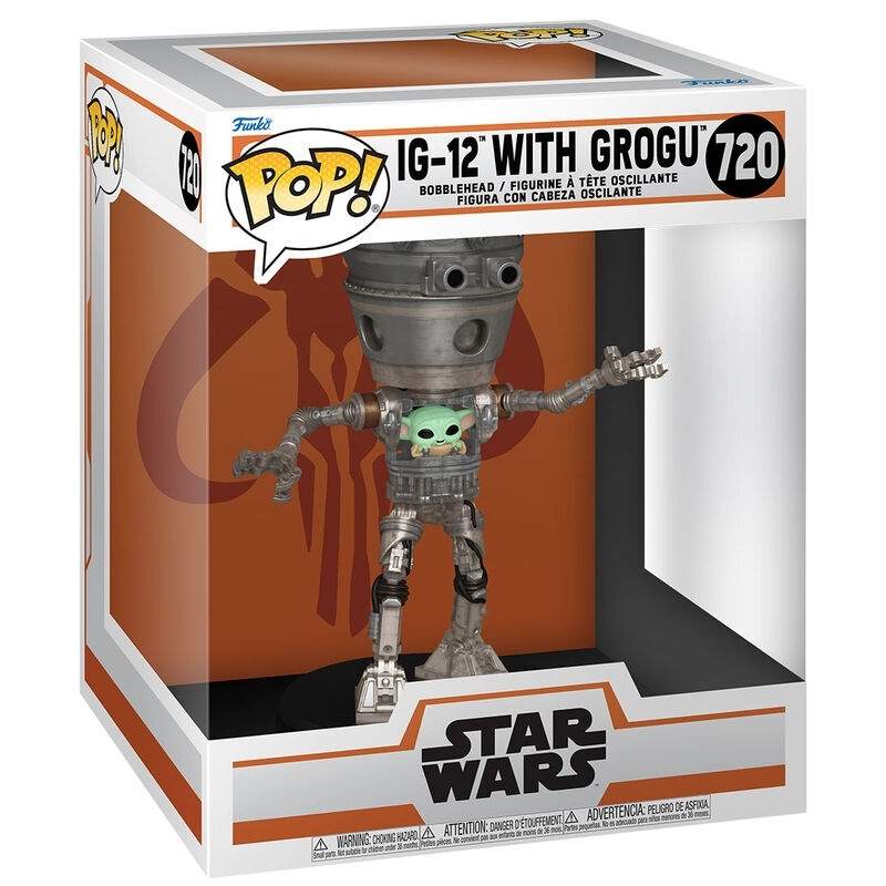 Star Wars The Mandalorian IG-12 figur med Grogu, 6-tum | Hem & Hobby | Pryloteket