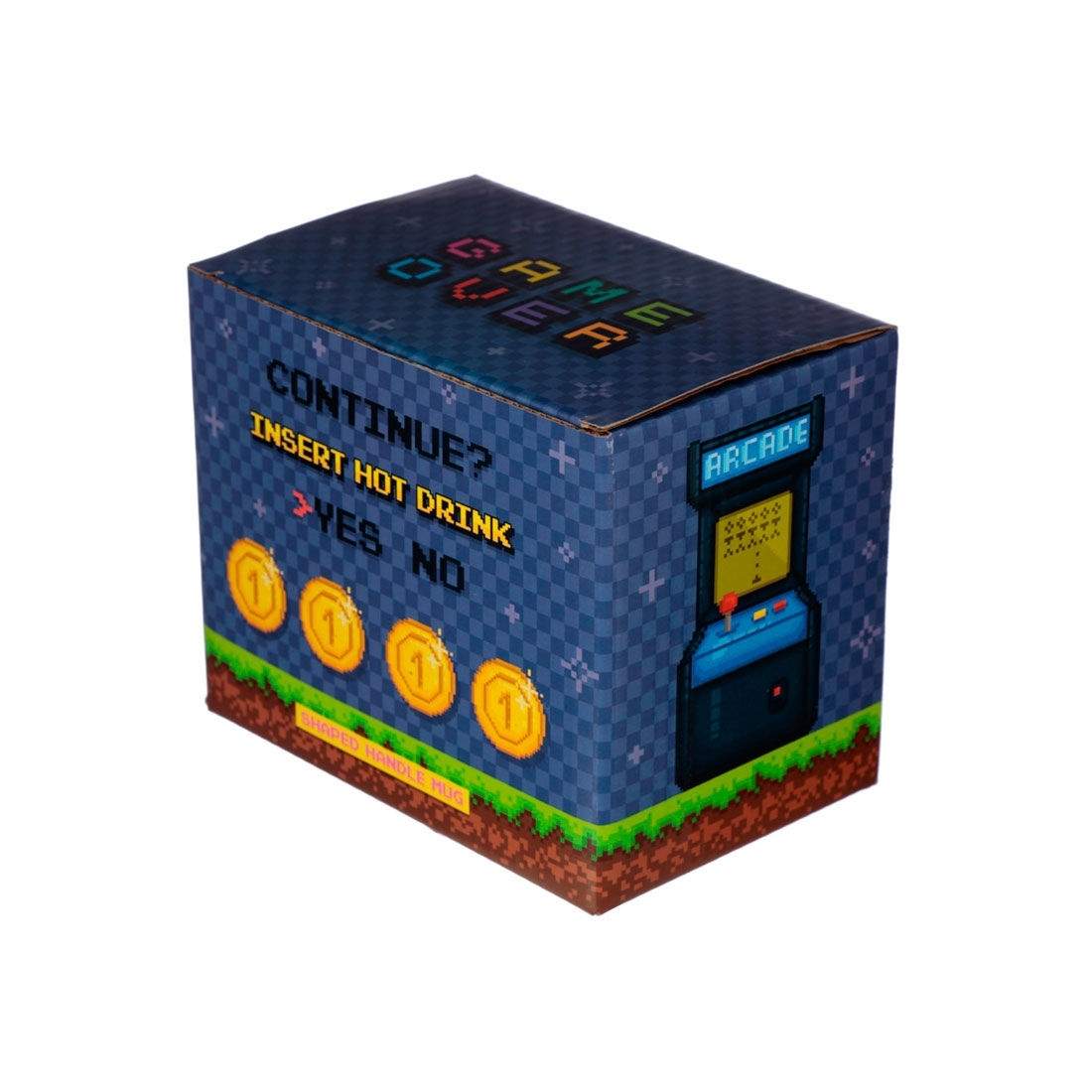 Pixel Handle Mug för spel, Joystick Design, 11 oz | Hem & Hobby | Pryloteket