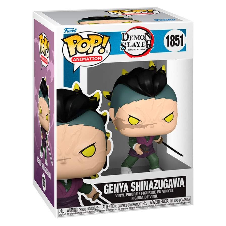 Demon Slayer Genya Shinazugawa POP-figuuri, keräilylelu