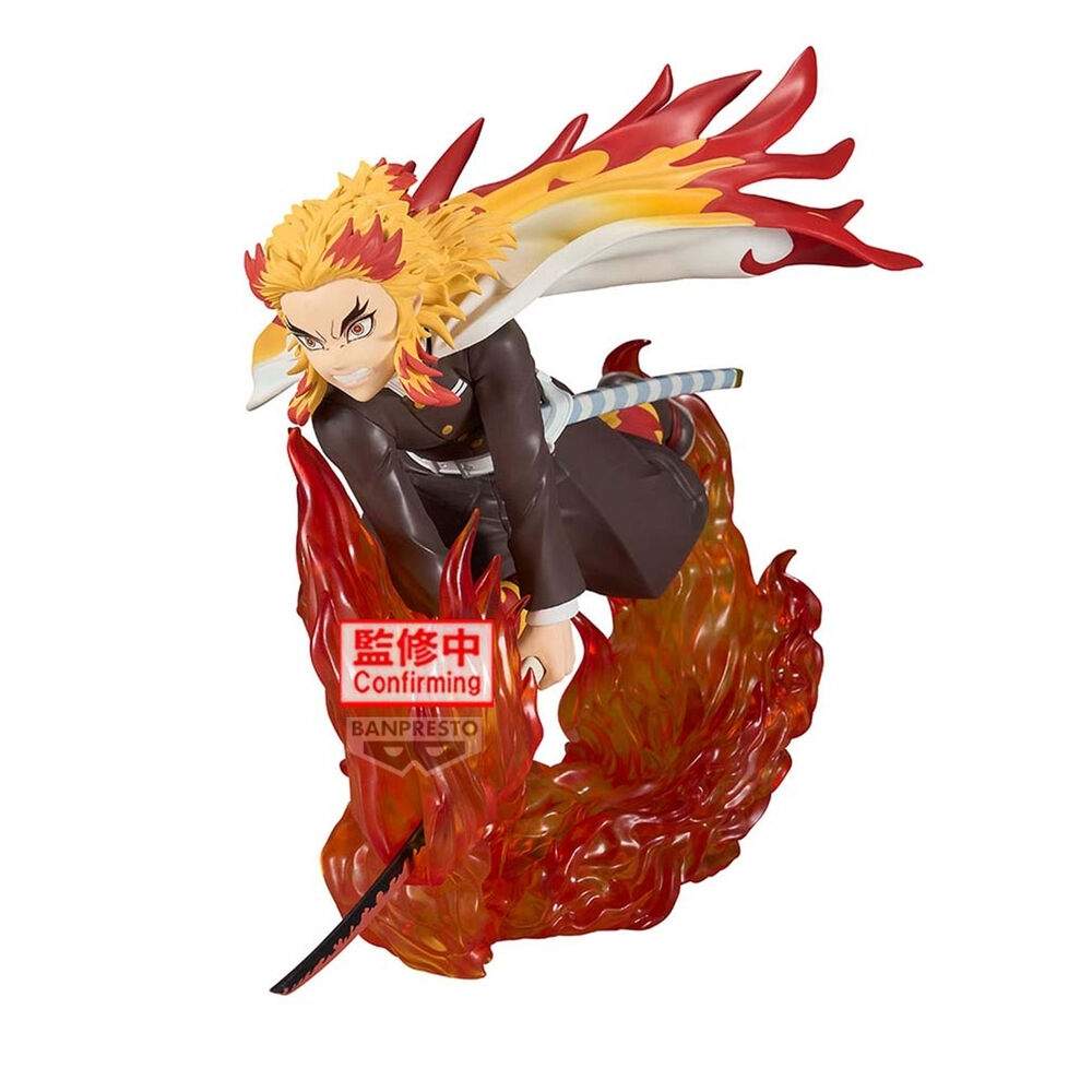 Demon Slayer Kyojuro Rengoku Vibrationsstjärnor Figur, 14 cm | Hem & Hobby | Pryloteket