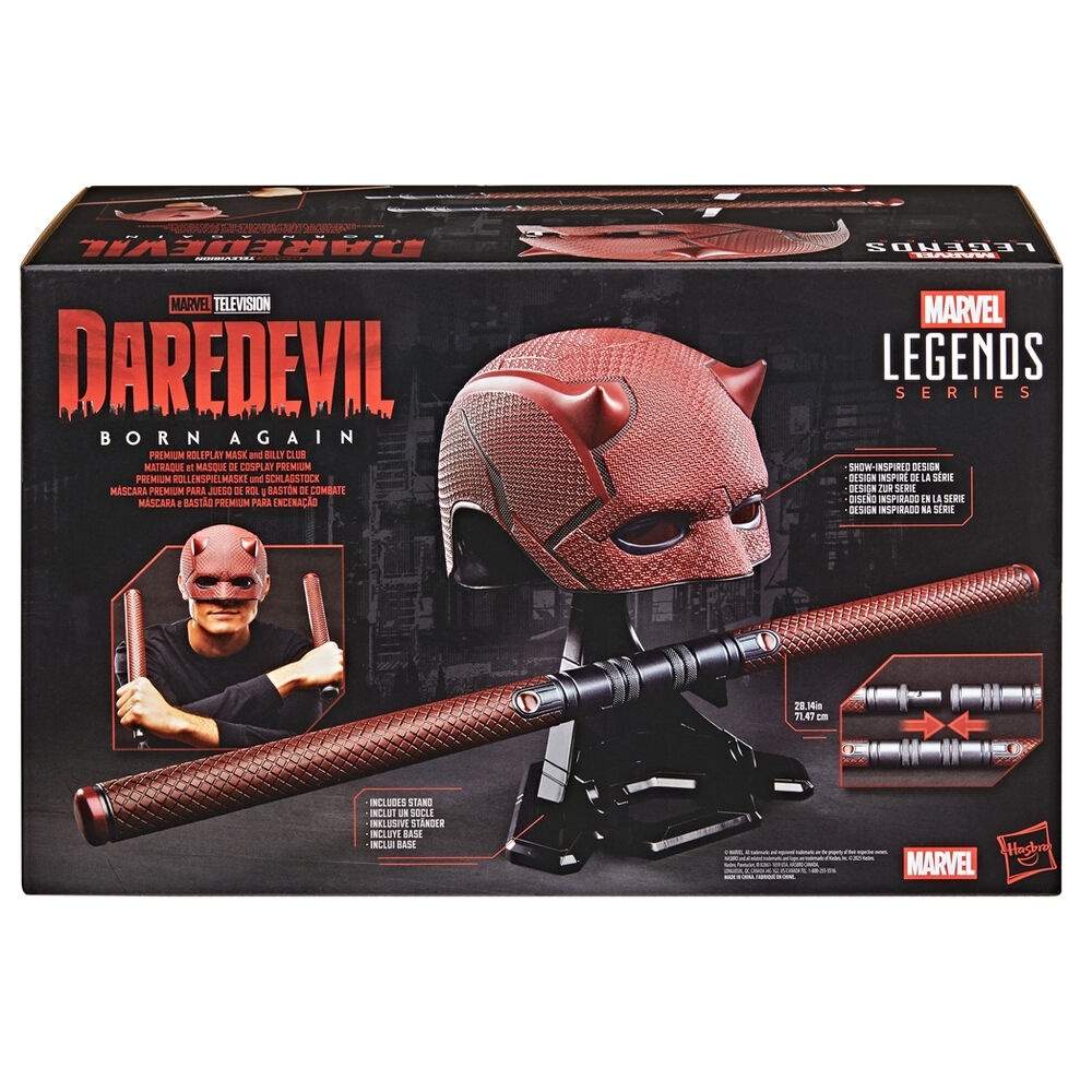 Daredevil Mask og Billy Club Replica til Marvel Legends Series
