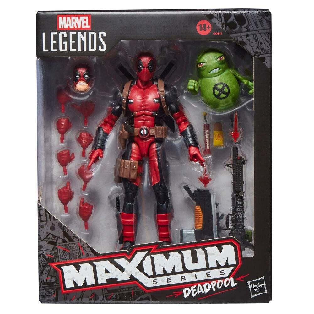 Deadpool-figuuri, 15 cm, Marvel Legends Maximum -sarja