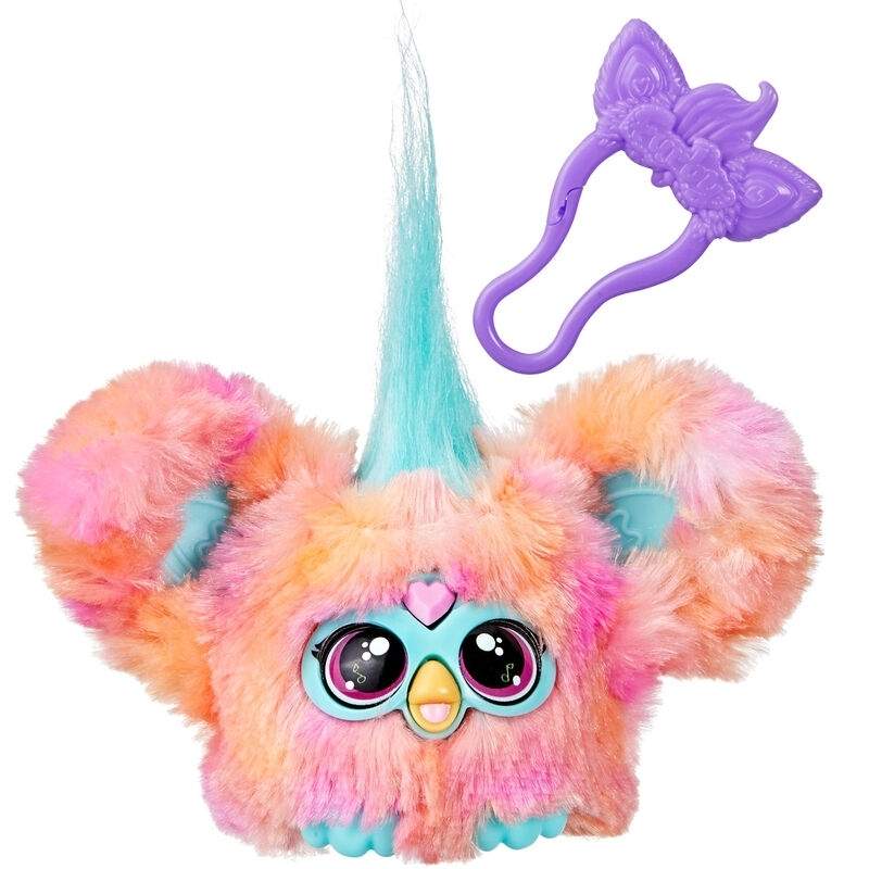 Furby minilegetøj med interaktive funktioner og lydeffekter