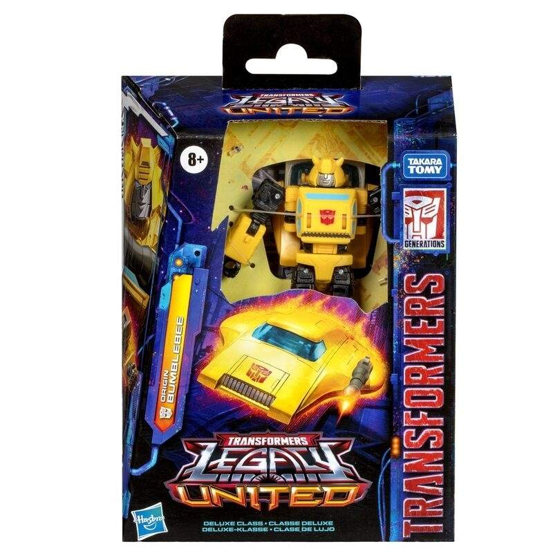 Transformers Legacy Blumblebee Deluxe figur, 14 cm høj