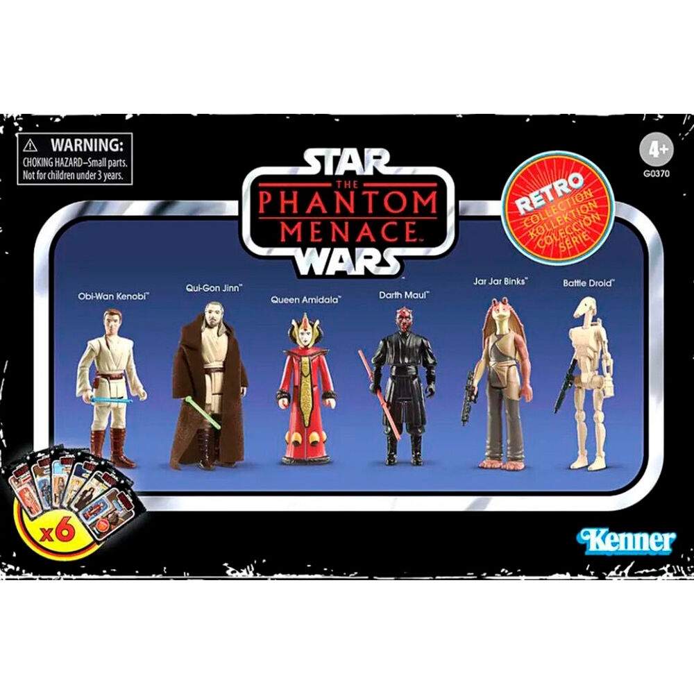 Star Wars Phantom Menace Actionfigurer 9,5 cm Set | Hem & Hobby | Pryloteket