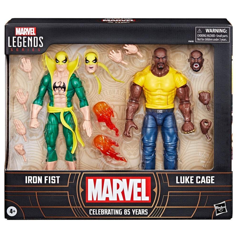 Iron Fist & Luke Cage Action Figursæt, 15 cm, 65 års jubilæum