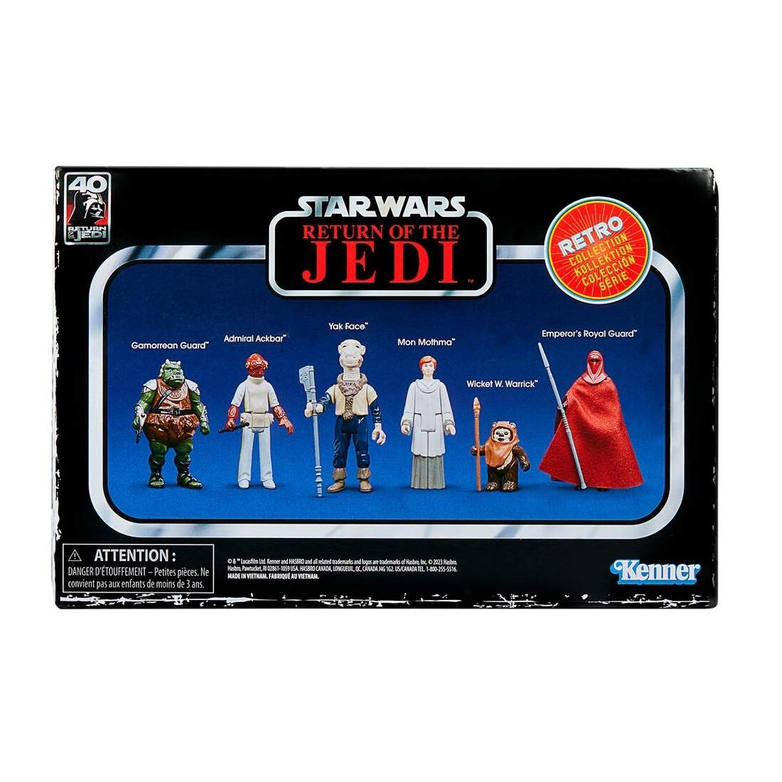 Star Wars Return of the Jedi Retro Collection 6-pack figurer 9,5 cm | Hem & Hobby | Pryloteket