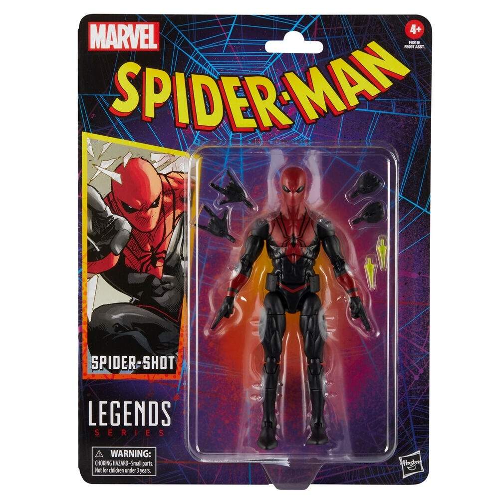 Spiderman 15 cm actionfigur med Spider-Shot tilbehør