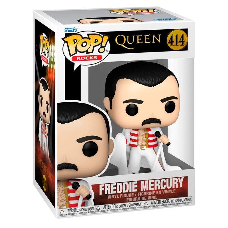Freddie Mercury Pop-figuuri, 3,75 tuuman keräilylelu