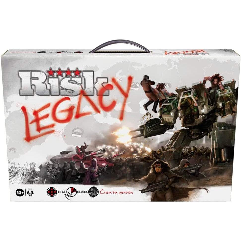 Spansk Risk Legacy-brætspil - Strategi, 2-5 spillere, kan afspilles igen
