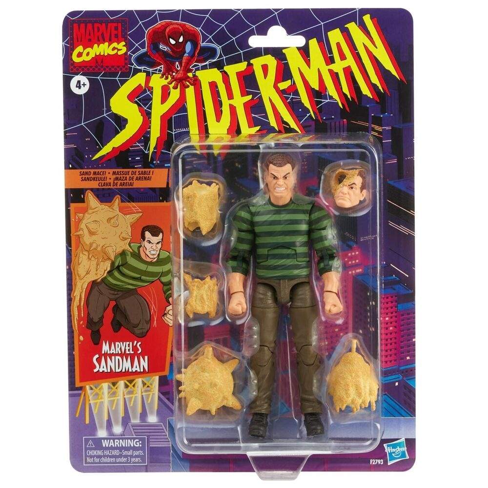 Spiderman Sandman toimintafiguuri 15 cm keräilylelu