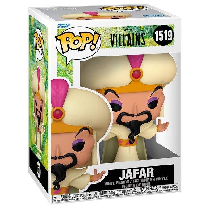Disney-skurke Jafar popfigur, samlerobjekt vinyllegetøj