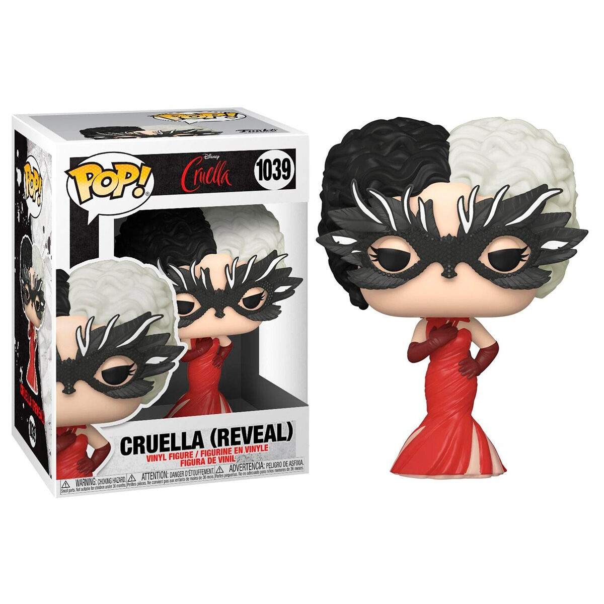 Disney Cruella Reveal POP-figur, samleobjekt vinyllegetøj