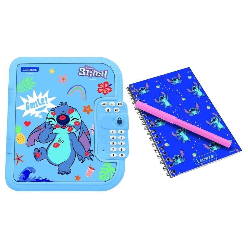 Stitch Electronic Diary Secret Lock ja interaktiiviset ominaisuudet