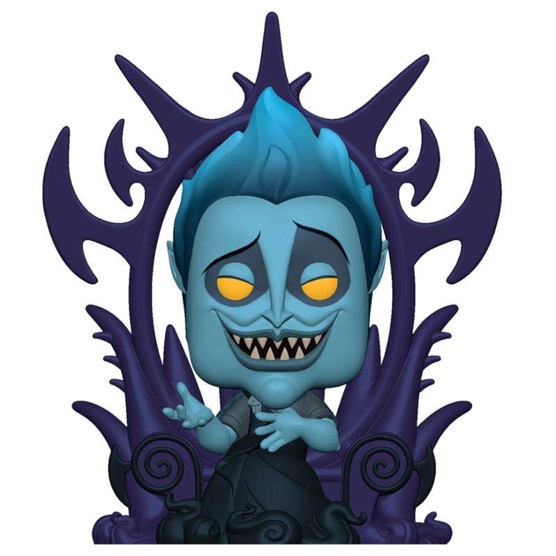 Disney-skurke Hades figur på tronen, samlerobjekt
