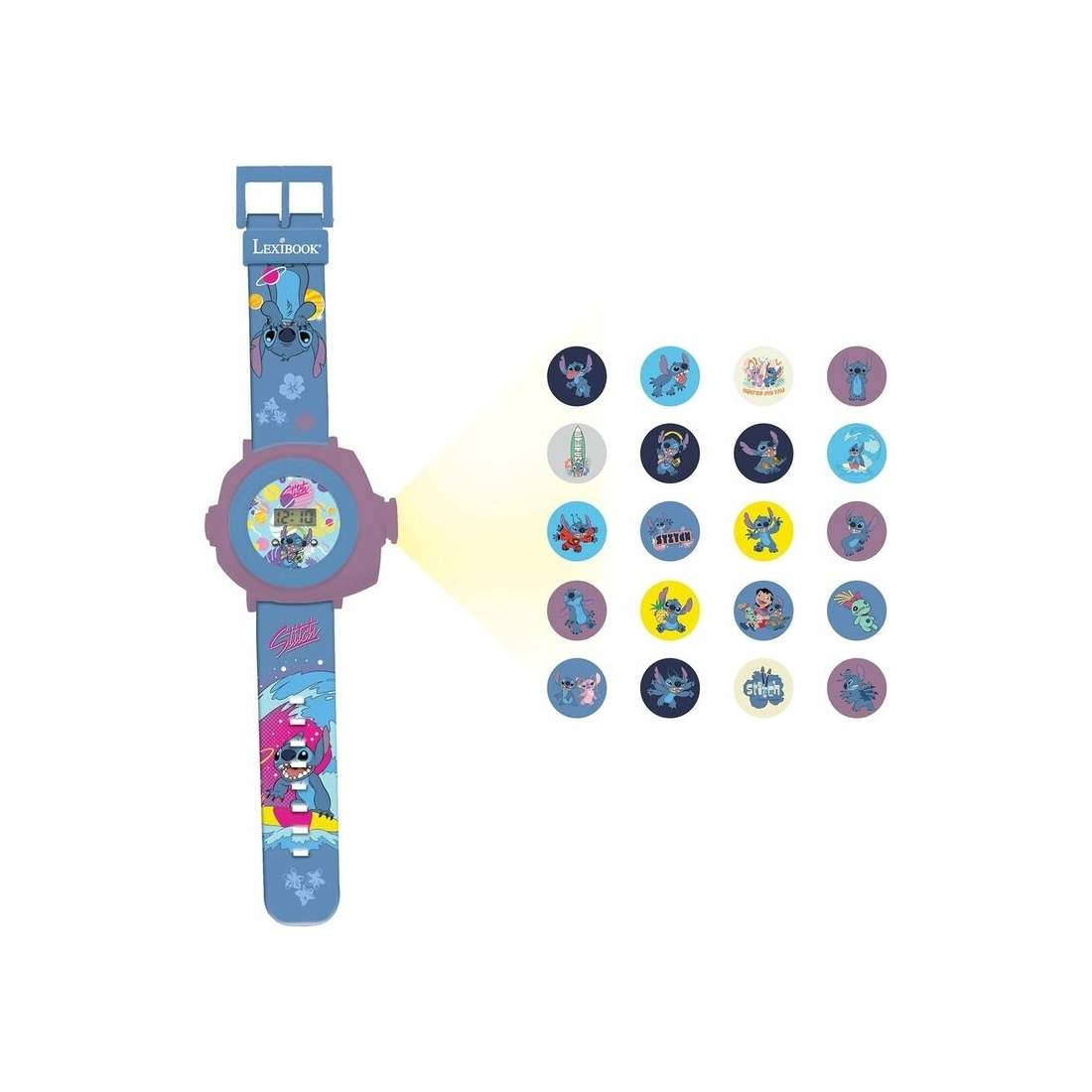 Stitch Digital projektorklocka med alarm och nattljus | Hem & Hobby | Pryloteket