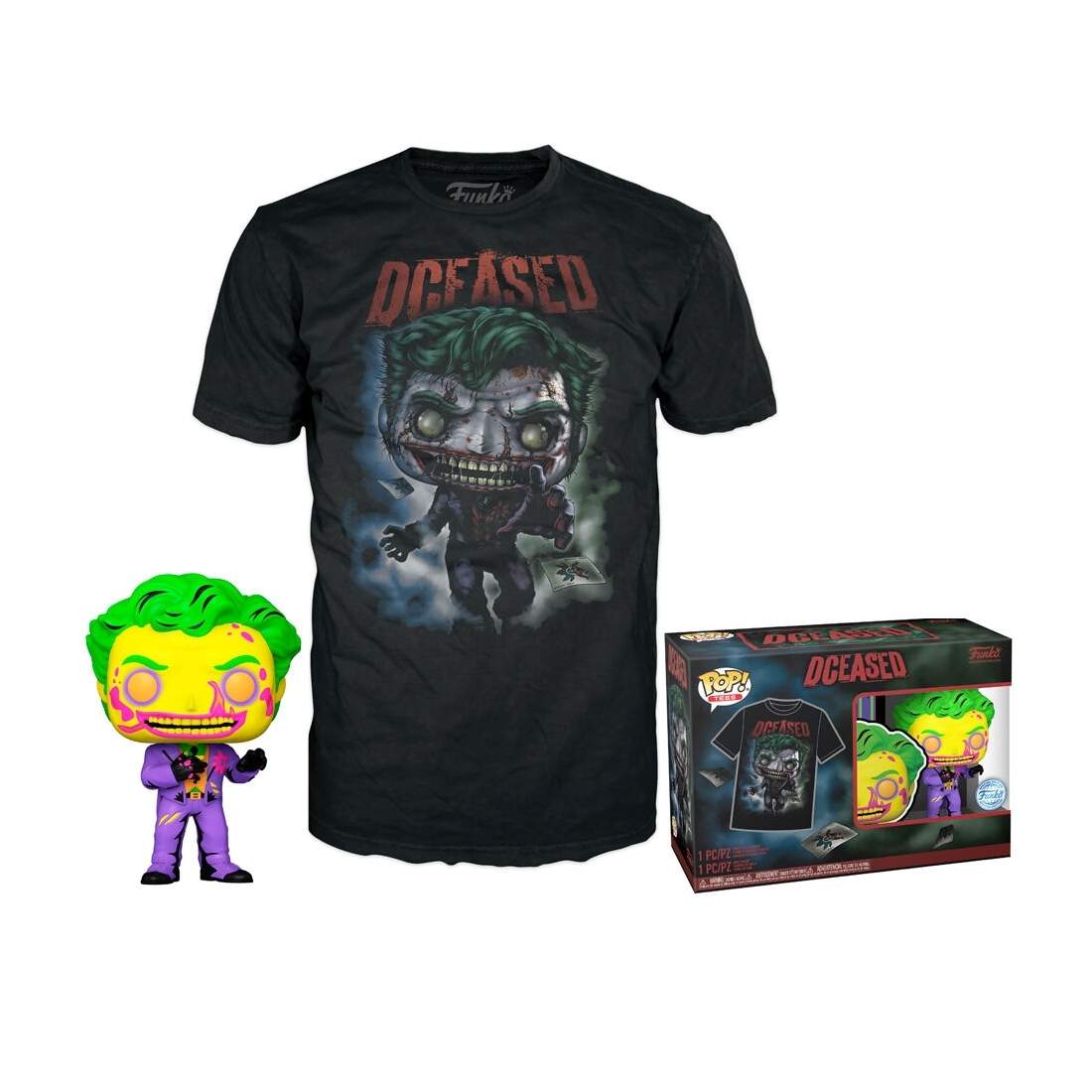 Popfigur & t-shirt, DC Comics Joker Design | Hem & Hobby | Pryloteket