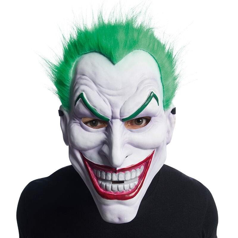 Joker voksen ansigtsmaske til Halloween, udklædningsfester, Cosplay